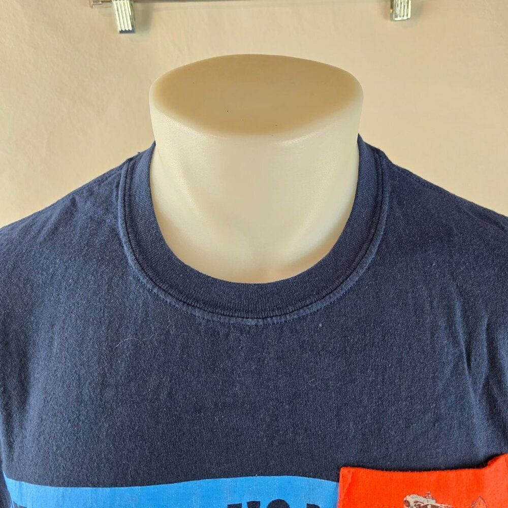 Legoland T Shirt Mens XL Blue Miniland USA Space Rocket Florida Graphic Tee - Picture 3 of 9